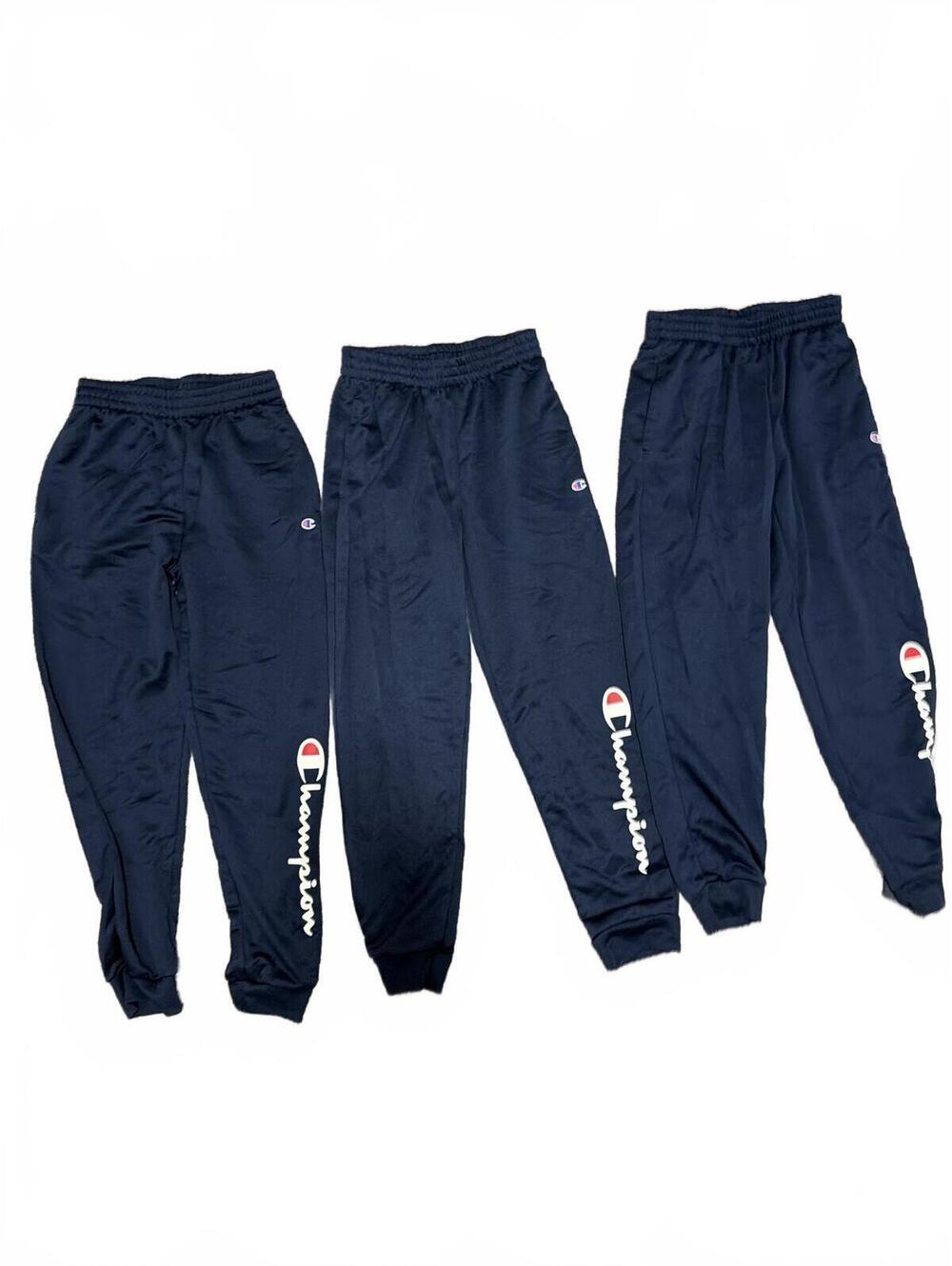 Champion Boys Navy Jogger Pants Bundle Set of 3 Size 10/12